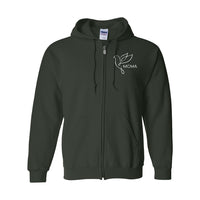 MCMA- Full-Zip Sweatshirt w/ Left Chest