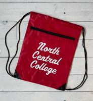 Customized School Comfort Colors Bundle - Sweatshirt w/ Block Lettering - Drawstring Backpack - Tumbler Mug