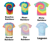 Tie Dyed Guiding Light Academy T-Shirt