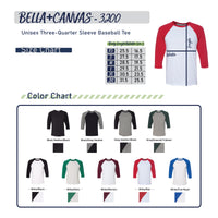 Little Nero's Pizza - Bella+Canvas Baseball Tee