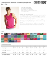 Create Your Own Comfort Colors Tank