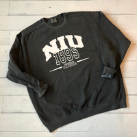 Customized School w/ Large Block Lettering - Comfort Colors Sweatshirt