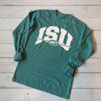 Block Arched School/University/Group - Comfort Colors Long-Sleeve