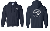 Guiding Light Academy - Full-Zip Sweatshirt w/ Left Chest/Full Back Impression