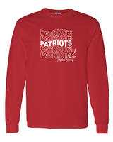 Independence Long Sleeve Shirt - Stacked Wording