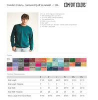 The Mountains Are Calling Comfort Colors Crewneck