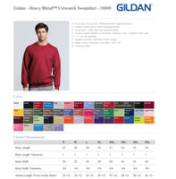 Guiding Light Academy - Gildan Crewneck Sweatshirt w/ Circle Logo Full Front Impression
