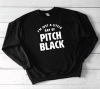 Pitch Black Gildan Crewneck Sweatshirt