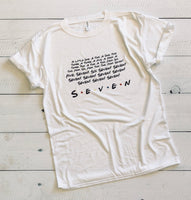 Friends "Seven" Jerzees T-Shirt