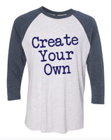 Create Your Own Bella+Canvas Baseball T-Shirt