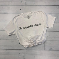 Friends "Je m'appelle Claude" Bella+Canvas T-shirt