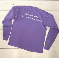 Friends Picture Frame/Create Your Own Episode Comfort Colors Long Sleeve