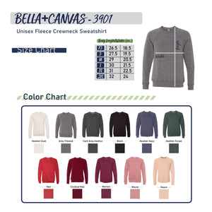 Nope I Don't Wanna Bella+Canvas Crewneck Sweatshirt