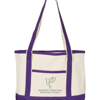 MCMA Large Canvas Deluxe Tote - Available in 1 color