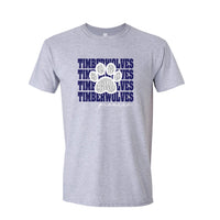 Short Sleeve T-shirt - Timberwolves Paw
