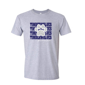 Short Sleeve T-shirt - Timberwolves Paw