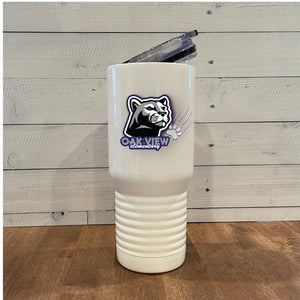 Oak View Sublimated 20oz Tall White Aluminum Vacuum Seal Tumbler