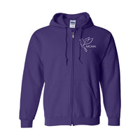 MCMA- Full-Zip Sweatshirt w/ Left Chest
