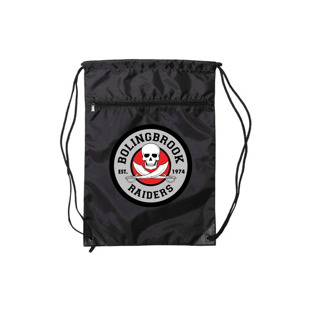 Bolingbrook Raiders Circle Crest - Drawstring Bag
