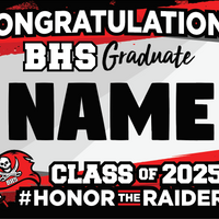 Bolingbrook High School Graduation Yard Sign