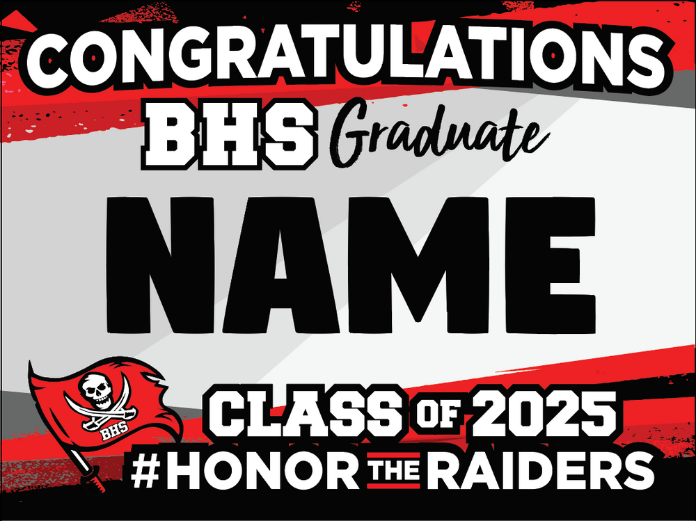 Bolingbrook High School Graduation Yard Sign