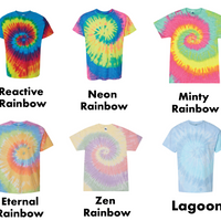 Tie Dyed Guiding Light Academy T-Shirt