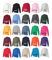 Guiding Light Academy - Gildan Crewneck Sweatshirt w/ Circle Logo Full Front Impression
