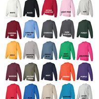 Guiding Light Academy - Gildan Crewneck Sweatshirt w/ Circle Logo Full Front Impression