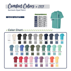 CUSTOM College Shirt | Customized School Group Block Lettering | Custom Colors Shirt