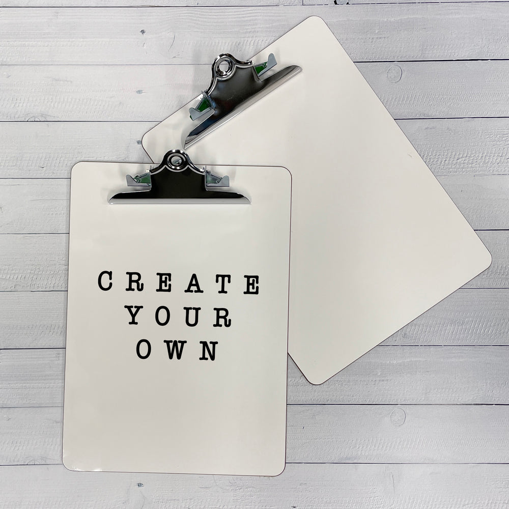 Create Your Own Clipboard