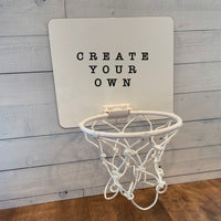 Create Your Own Basketball Hoops
