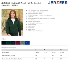 Full Zip-up Hooded Sweatshirt - Circle