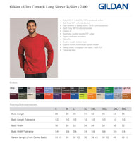 Guiding Light Academy - Gildan Long-Sleeve w/ Circle Logo Full Front Impression
