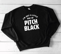 Pitch Black Gildan Crewneck Sweatshirt
