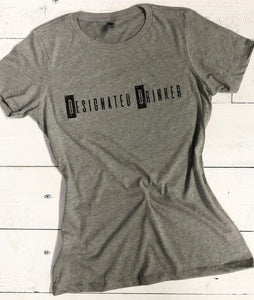 Designated Drinker - Bella+Canvas T-shirt