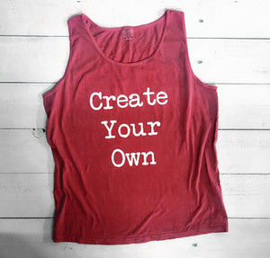 Create Your Own Comfort Colors Tank