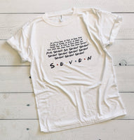 Friends "Seven" Jerzees T-Shirt
