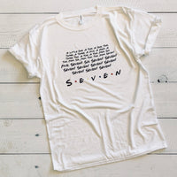 Friends "Seven" Jerzees T-Shirt