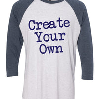 Create Your Own Bella+Canvas Baseball T-Shirt