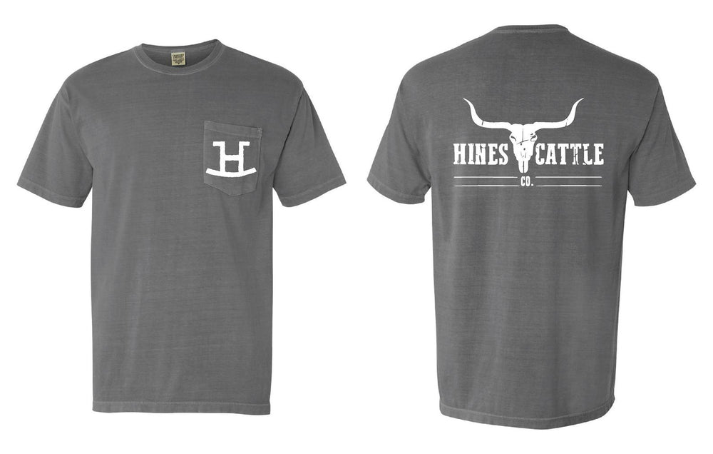 Hines Cattle Pocket Tee Comfort Colors T-Shirt
