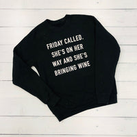 Friday Called Bella+Canvas Crewneck Sweatshirt
