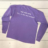Friends Picture Frame/Create Your Own Episode Comfort Colors Long Sleeve