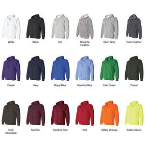 Guiding Light Academy - Full-Zip Sweatshirt w/ Left Chest/Full Back Impression