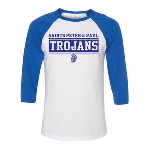 SSPP Baseball T-Shirt - Trojans Block